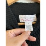 Design History  Women’s Sweater Pure 100% Cashmere Pullover Black Size Small Photo 1