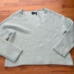 Theory Mint V-Neck Pullover Sweater Size Medium Photo 0