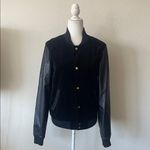 ASOS - Velvet and leather college jacket Photo 3