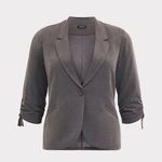 Torrid Gray One Button Blazer Sz.6 Photo 4