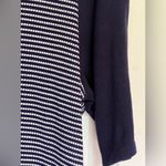 Coldwater Creek Women’s  Navy and White Striped High-Low Top Sz L(14) Photo 1