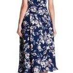 Charles Henry New Dress One Shoulder Midi Blue Pink Floral Women’s Size Large Photo 1