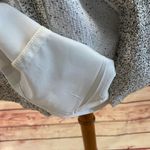 Club Monaco  Knit Black & Beige V Neck Lined Fit & Flare Dress, Size 4 Photo 3