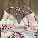 Athleta Aqualuxe Lotus Floral Print Strappy Back Tankini Swim Top Size XXS/XS Photo 5