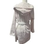 Juicy Couture  Embossed Light Pink Plush Hooded Robe – L/XL – NWT (Replaced Belt) Photo 1
