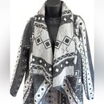 Stetson  Womens Wool Blend Cardigan Sweater Western Southwestern Aztec Size XS Photo 7