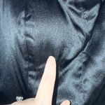 Ronny‎ Kobo Hudsen Black 3D Rose Satin Strapless Mini Dress Size Medium Photo 7