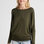 Wantable Hacci Dolman Top Olive XL Green Photo 0