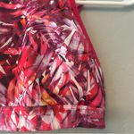 prAna ⭐️ bright pink tropical leaf strappy yoga sports bra size XS Photo 3