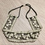 Pearl Accent Headband Stretchy Hair Prom Wedding White Photo 3