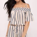 Moon River Striped Romper Photo 0