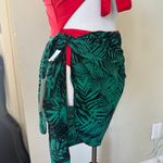 Women’s swimsuit set/ one piece and sarong bikini wrap Red Photo 3