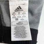 Adidas Medium M Sports Bra Support Bonded Racerback Grey Center Logo Women's Photo 7