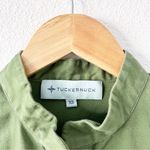 Tuckernuck  Royal Button Down Mini Shirt Dress in Green Photo 1