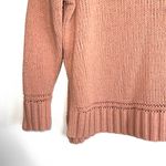 Aerie Camel Brown Chenille Knit Turtleneck Oversized Sweater Photo 4