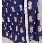 Island Escape Women's Tankini Blue Strappy Cross Back Size 12 Pink Swim top Photo 6