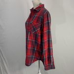 Denim & Supply Ralph Lauren Boyfriend Fit Red Plaid Button Down Flannel … Photo 5