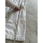 Madewell Tile White Denim Square-Neck Button Front Tank Mini Dress Size 14 Photo 12