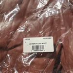 Area Stars New Faux Leather Double Breasted Cropped Jacket Brown Size Large Photo 19