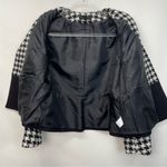 Talbots  Houndstooth Blazer Tweed Black White‎ Size 6 Petite Photo 13
