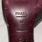 Prada Vintage Heels Size 38 Tan Brown Copper Metallic Leather. Photo 17
