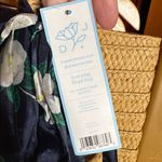 Draper James NWT Everyday Straw Tote Bag With Floral Scarf Photo 7