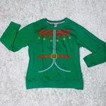 Green elf ugly Christmas sweater L holidays festive Size L Photo 3