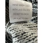 UNIQ Juniors Oversized Long Sleeve Owl Knit Sweater Black & White Size Small Photo 5