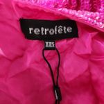Retrofête Retrofete Gabrielle Robe Dress in Pink Sequins Size XXS NWT Long Sleeve Photo 10