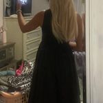 Francesca's Black Formal Dress With Side Cut Outs Photo 6