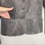 Alfani Genuine Leather Size Medium Women’s Blazer Photo 4