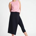 Betabrand Skirt The Sassiest Pants Capri Cropped Skirt Overlay Black Petite S Photo 0
