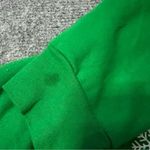 Fifth Sun Women's SZ M emerald green Ugly Christmas Festive T Rex Santa Sweatshirt pullover Photo 6