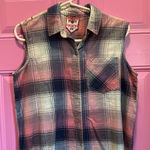 Grace Sleeveless Plaid High Low Dress Photo 0