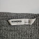 Sonoma Goods For Life Super Soft Ribbed Vneck Tunic Long Sleeve Top Sz XL Gray Photo 6