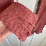 Free People  Early Night Leggings Waffle Knit In Dusty Rose Size M Photo 10