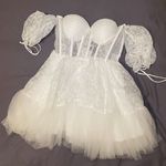 For Love & Lemons Adeirlina Lina White Corset Dress Photo 4