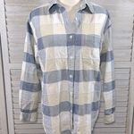 lemon grass Vintage 90's 100% Cotton Patchwork Button Down Shirt-Medium Photo 1