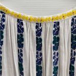 Tory Burch Alexandria hand Beaded white Peasant blouse top Size 10 Photo 1