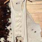 love on a hanger  Cream Bow Detail Tank Top Size Small Photo 0