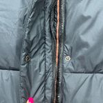 BASS OUTDOOR DISCOVERY PUFFER ZIP SNAP JACKET WOMENS LG BLACK PREOWNED Blue Photo 5