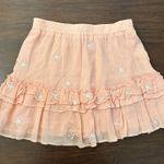 Storia Star Struck light pink tiered mini skirt size M NWT Photo 1