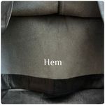 Wilfred Aritzia  Black High Waist Vegan Leather Front Gathered Wrap Skirt Size 6 Photo 4