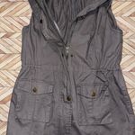 41 Hawthorne Vest Gray Utility Jacket with Retractible Hood Size Medium Photo 1