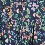 Loft Outlet Women Skirt Sz Small Floral Short Front Tied Tiered Colorful Spring Photo 2