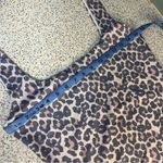 NWT Leopard Print One Piece Square Neck High Hip Swimsuit Pastel Purple Pink M Size M Photo 4