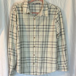 Lee Plaid Cream and Gray Soft Button up Size Large Photo 0