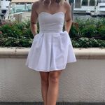 Lauren James White Strapless Dress Photo 0