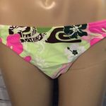 OP Pink Tropical Print Bikini Bottom Side … Photo 1