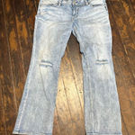 Silver Jeans Silver Suki distressed bootcut acid wash size 18 jeans Photo 0